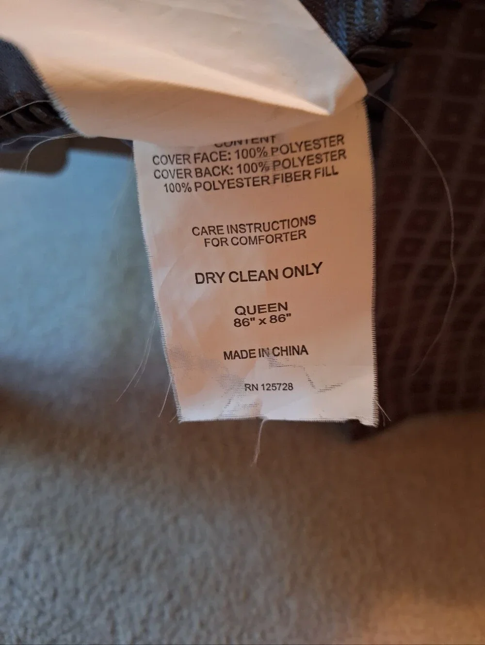 Blue/Brown Comforter Set
